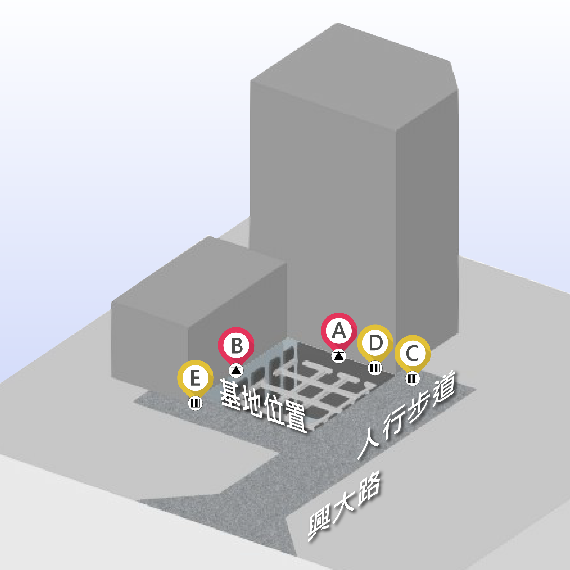 安全支撐平面圖