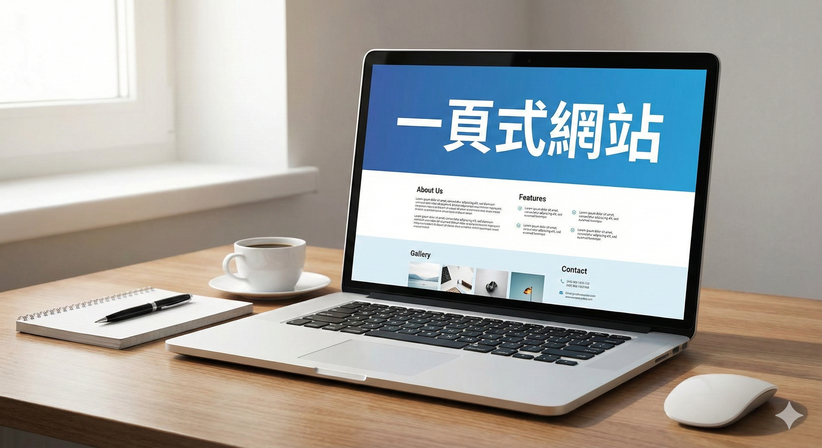 一頁式網頁展示